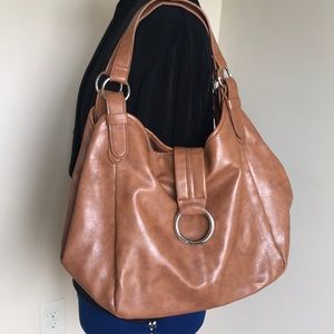 Bueno bag - cognac - silver ring - price final